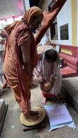 Arrival of HH Shrimat Sadyojat Shankarashram Swamiji at SAT, Vittla(11th December 2023)